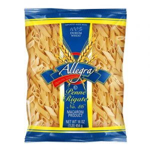 ALLEGRA PASTA PENNE RIGATE 16OZ