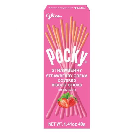 GLICO POCKY STRAWBERRY  STICKS 40gm