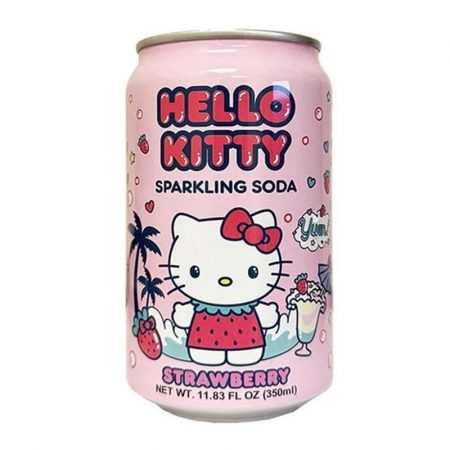 HELLO KITTY STRAW SPARK SODA 350ML