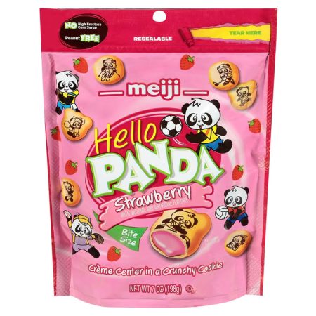 MEIJI HELLO PANDA STRAWBERRY 6/ 7 OZ