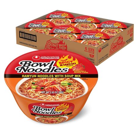 NONGSHIM BOWL NOODLES KIMCHI 12/ 3.03 OZ